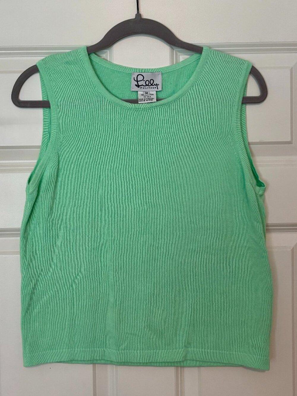Lilly Pulitzer Vintage Sleeveless Sweater Tank In Green • Size M